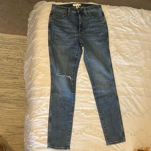 Madewell 10” High-Rise Skinny Denim Jeans